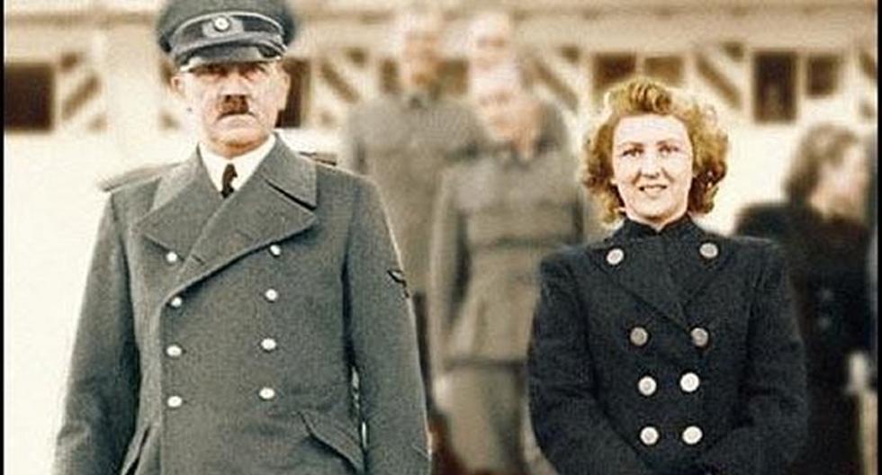 Eva Braun y Adolf Hitler. (Foto: Getty Images)