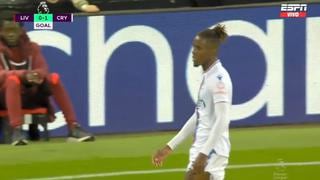 Tras un contraataque: Zaha marcó el 1-0 del Crystal Palace vs. Liverpool por Premier League | VIDEO