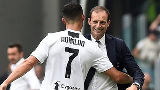 Allegri aseguró la continuidad de Cristiano Ronaldo en Juventus
