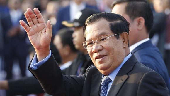 El primer ministro de Camboya, Hun Sen, es un antiguo jemer rojo que huyó a Vietnam. (Foto: EFE)