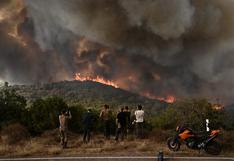 Cómo está enfrentando Grecia el peor incendio registrado en Europa desde inicios de siglo