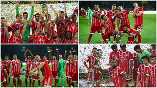 Bayern Múnich: las imágenes de su celebración tras vencer a Borussia Dortmund por la Supercopa
