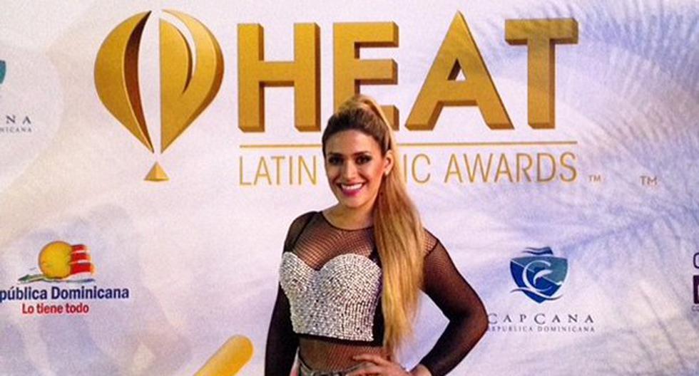 Mia Mont representó a Perú en los Heat Latin Music Awards. (Foto: Instagram)