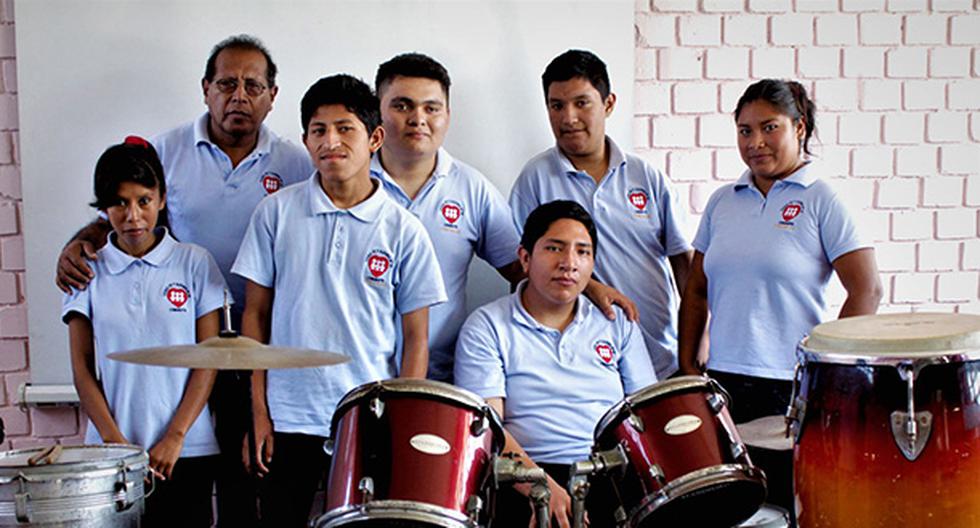 Banda de escolares con habilidades diferentes graba su primer CD. (Foto: Andina)