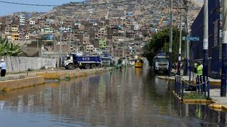 Sedapal: aniego en Chorrillos fue por desborde de canal de regadío del río Surco
