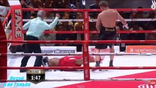Boxeo: tremendo nocaut en 90 segundos a cubano peso pesado