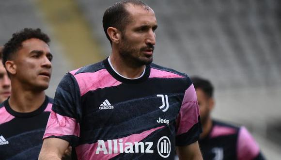 Giorgio Chiellini acaba contrato con Juventus a mediados del 2021. (Foto: AFP)