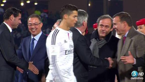 Cristiano Ronaldo plantó a Michel Platini en Mundial de Clubes