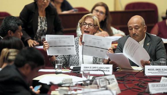 La ex alcaldesa capitalina Susana Villarán estuvo por casi tres horas en la Comisión de Defensa del Consumidor del Congreso. (Foto: Renzo Salazar/ GEC)