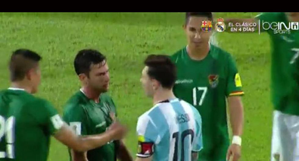 Lionel Messi tuvo que elegir al jugador de Bolivia para entregarle su camiseta. (Video: YouTube)