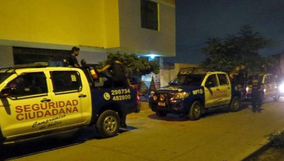Trujillo: Delincuentes disparan contra camioneta de Serenazgo
