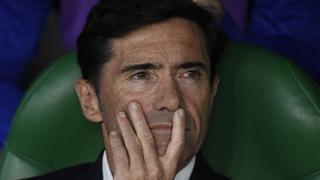 Valencia anunció la destitución del entrenador Marcelino García Toral