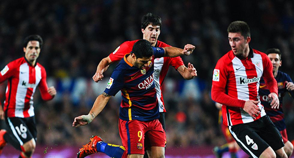 Luis Suárez se jugó un partidazo en Barcelona vs Athletic Bilbao por la Liga BBVA. Provocó dos goles e hizo un hat trick (Foto: Getty Images)