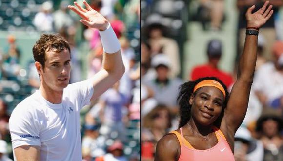 Andy Murray y Serena Williams avanzaron en el Masters de Miami