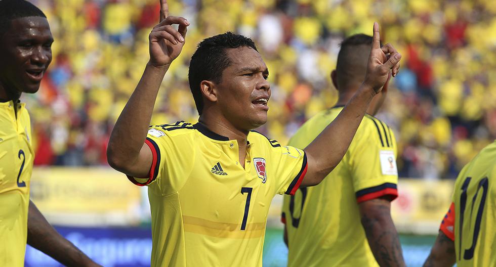 Carlos Bacca anotó su segundo gol del partido y el tercero de la Selección Colombia ante Ecuador. (Foto: Getty Images)
