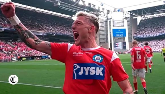 Con gol de Oliver Sonne, Silkeborg se llevó la Copa de Dinamarca 2024. Foto: Edición EC