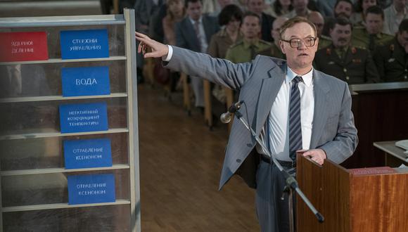 Valery Legásov (Jared Harris) en el final de "Chernobyl". Foto: HBO.