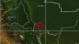 Ucayali: sismo de magnitud 4,2 se reportó en Atalaya, informa IGP