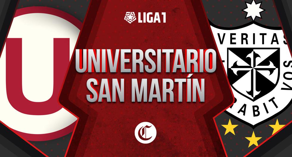 University vs.  San Martín LIVE: what time is the match and where to watch it