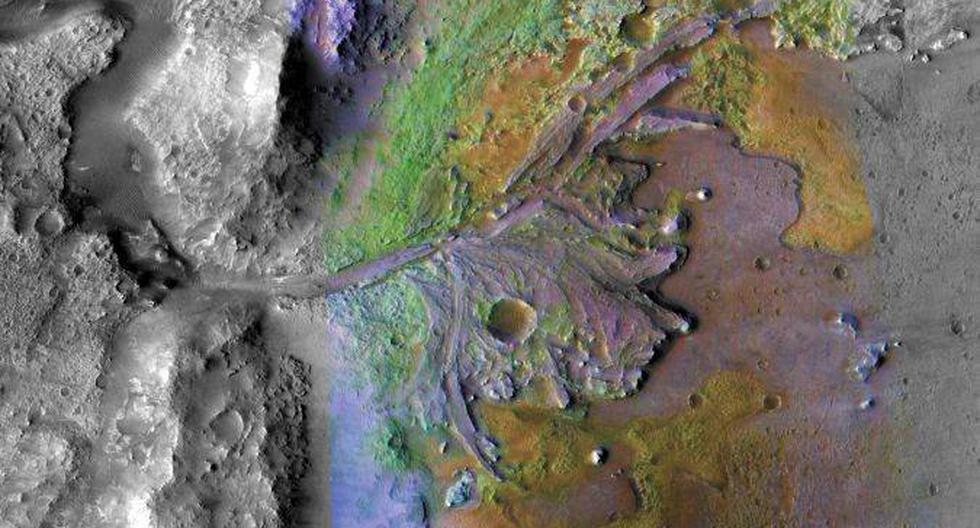 Terreno de Marte. (Foto:  NASA/JPL/JHUAPL/MSSS/Brown University)