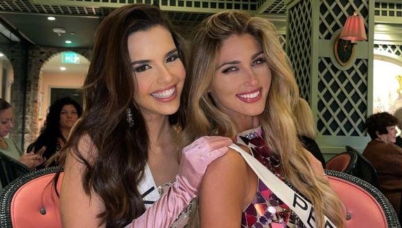 Amanda Dudamel y Alessia Rovegno lucían juntas durante la etapa previa al Miss Universo. (Foto: Instagram)