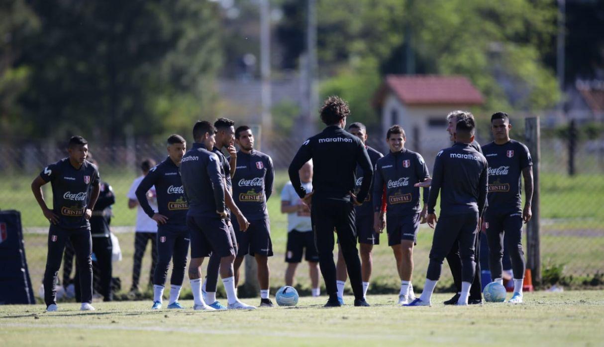 La delegación de la Blanquirroja para el doble enfrentamiento frente a la Celeste viajará este lunes por la tarde a Montevideo. (Foto: Jesús Saucedo / GEC )