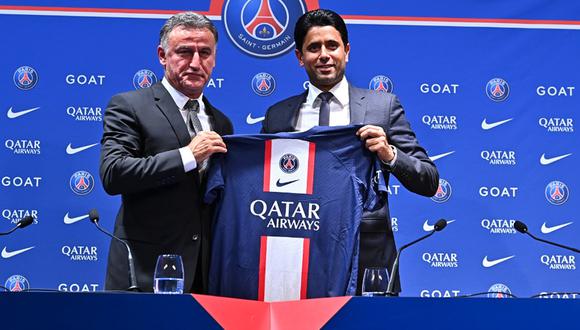 Christophe Galtier llega en remplazo de Mauricio Pochettino al cuadro parisino. Foto: @PSG_espanol.