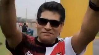 Hincha peruano lució polo dividido entre River Plate y Flamengo y ya es viral en las redes [VIDEO]