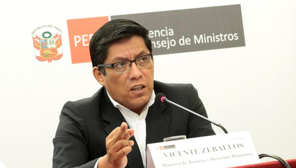 “Esperamos que las observaciones que sean necesarias puedan recogerse", dijo Vicente Zeballos. (Foto: GEC)