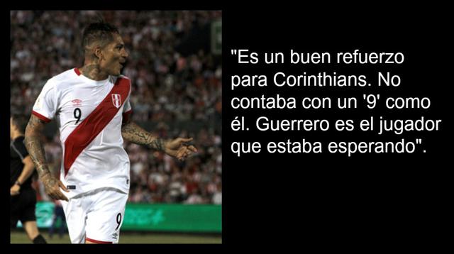 Guerrero: así lo elogiaba el técnico de Brasil en Corinthians - 2