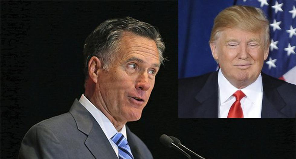 Mitt Romney criticó la posible nominación de Donald Trump en el bando republicano y advierte que perderá ante Hillary Clinton. (Foto: EFE)