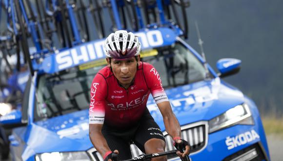 Nairo Quintana está en el quinto puesto de la general del Tour de Francia 2022. (Foto: AP)