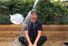 Benedict Cumberbatch fue mojado seis veces en su ‘ice bucket challenge’