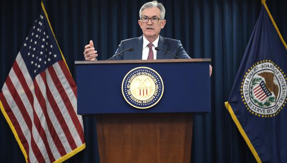 Jerome Powell ofreció un discurso preparado ante el comité económico conjunto del Congreso. (Foto: AFP)