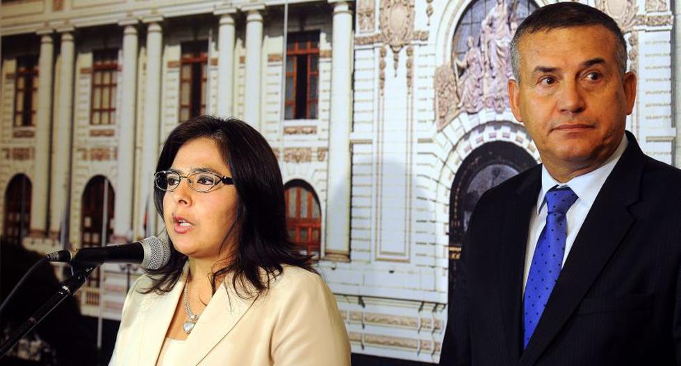 Ana Jara y Daniel Urresti. (Foto: Congreso)