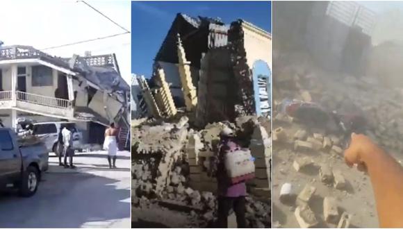 Terremoto en Haití | Los impactantes videos del caos y destrucción que dejó  el terremoto de magnitud 7,2 | NNDC | MUNDO | EL COMERCIO PERÚ