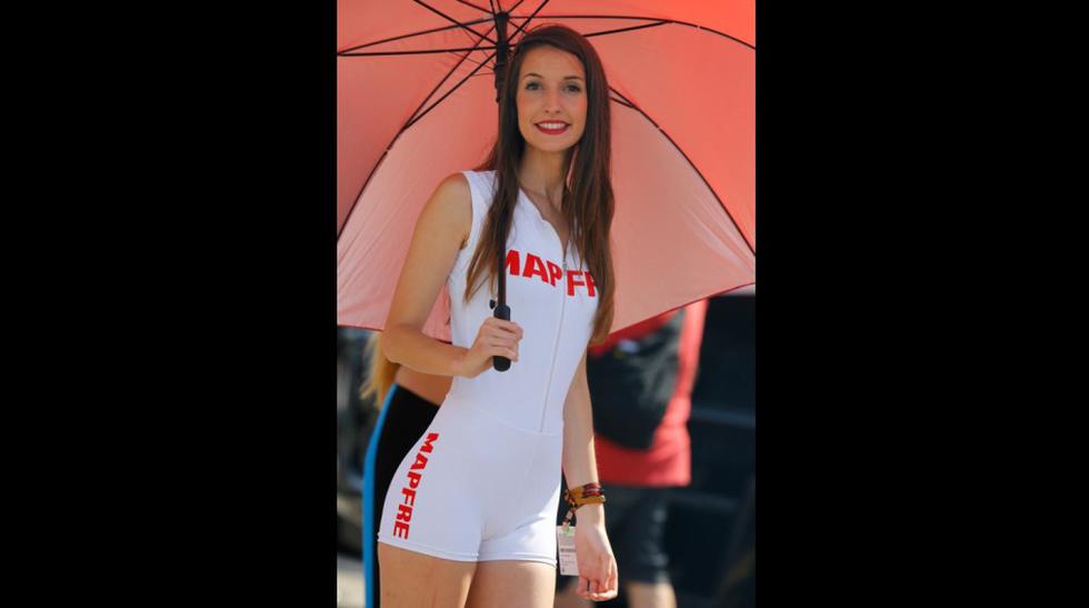 Las Paddock Girls pusieron la cuota de belleza en el MotoGP.