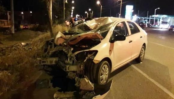 El accidente ocurrió en el cruce de la avenida Circunvalación con Alejandro Peralta en el barrio Santa Rosa. (Foto referencial / GEC)