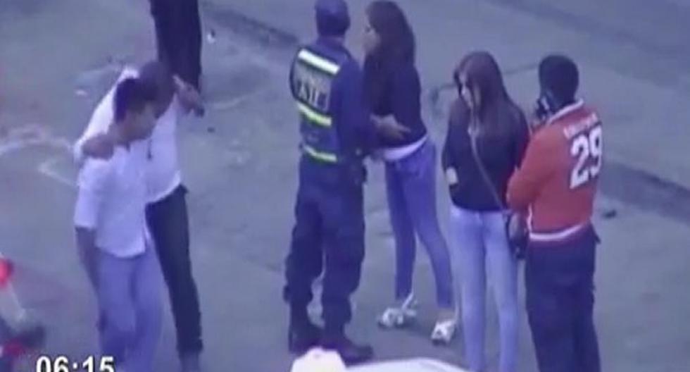 Las dos mujeres fueron detenidas. (Foto: Panamericana Televisión)