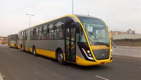 Corredor Amarillo anuncia el incremento de sus tarifas desde este sábado 10 de septiembre. (Foto: GEC)