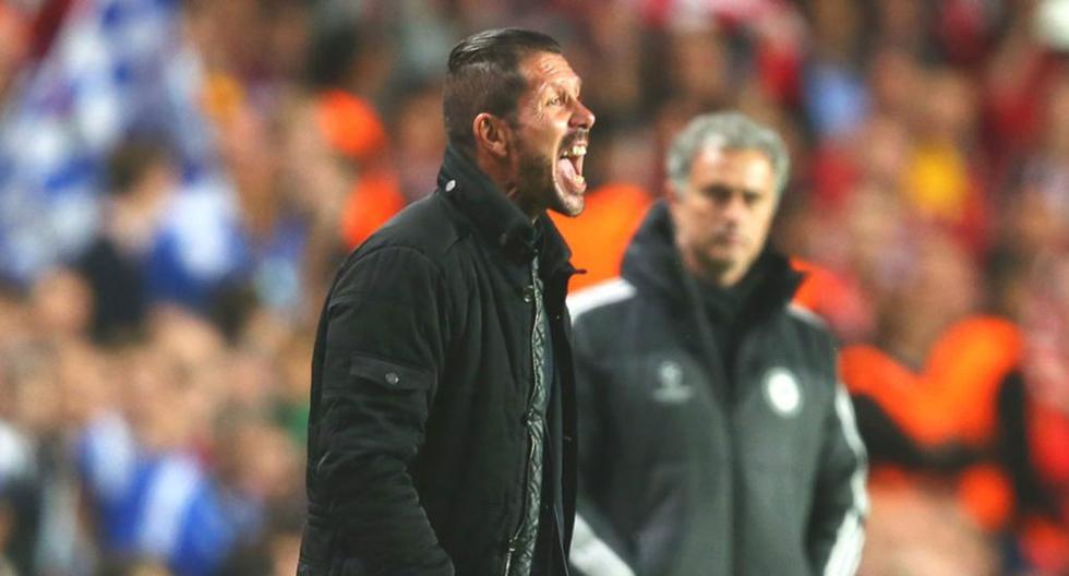 Diego Simeone se llena de ira tras una acción antideportiva de Robet Lewandowski | Foto: Twitter