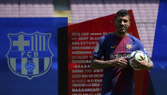 Paulinho se convirtió en el primer fichaje del Barcelona luego de la partida de Neymar al PSG. (Foto: AFP)