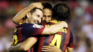 Barcelona venció 3-2 al Valencia con ‘hat trick’ de Lionel Messi [VIDEO]