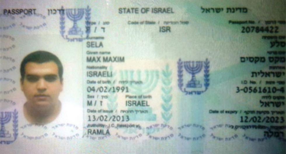 Este era el pasaporte de Max Maxin Sela, el turista israelí fallecido. (Foto: Agencia Andina)