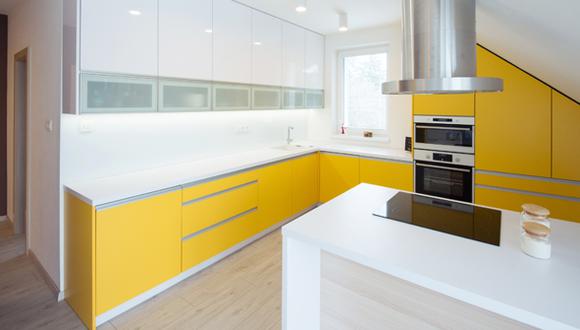 El amarillo puede estar presente el la cocina de tu casa. &uacute;salo en enchapes de puertas y cajones o electrodom&eacute;sticos y piezas decorativas.(Foto: Shutterstock)