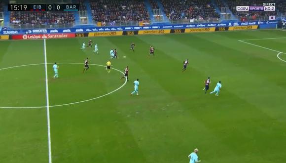 Barcelona vs. Eibar: gol de Suárez tras genial pase de Messi [VIDEO]
