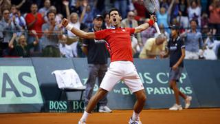 Novak Djokovic llevó a Serbia a la final de la Copa Davis