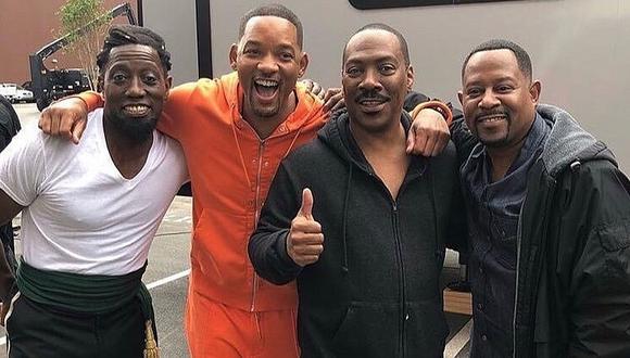 Eddie Murphy, Will Smith, Wesley Snipes y Martin Lawrence protagonizan épica fotografía. (Foto: Instagram)