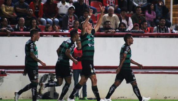 Santos venció a Necaxa gracias a un solitario gol de Julio Furch | Foto: captura