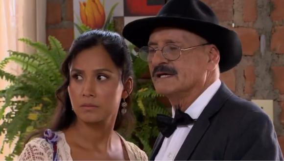 Nidia Bermejo debutó en "Al fondo hay sitio": interpreta a Olinda, pareja sentimental de Don Gilberto | Foto: América TV - Captura de pantalla